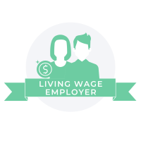 car detailing living wage employer logo